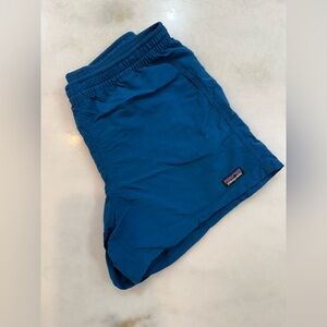 Patagonia 5 inseam bayou blue baggies XS